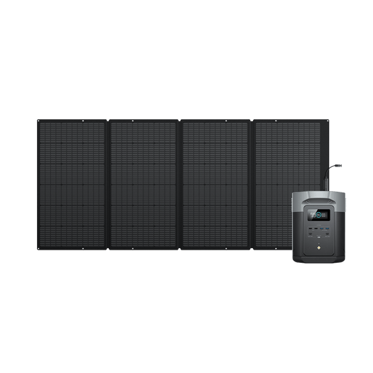 Generatore solare EcoFlow DELTA 2 Max (FV 400 W) Bundles EcoFlow Europe 1*400W + DELTA 2 Max  