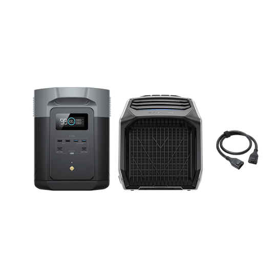EcoFlow WAVE 2 + EcoFlow DELTA 2 Max + Pannello Solare 400W + XT150  EcoFlow Europe   