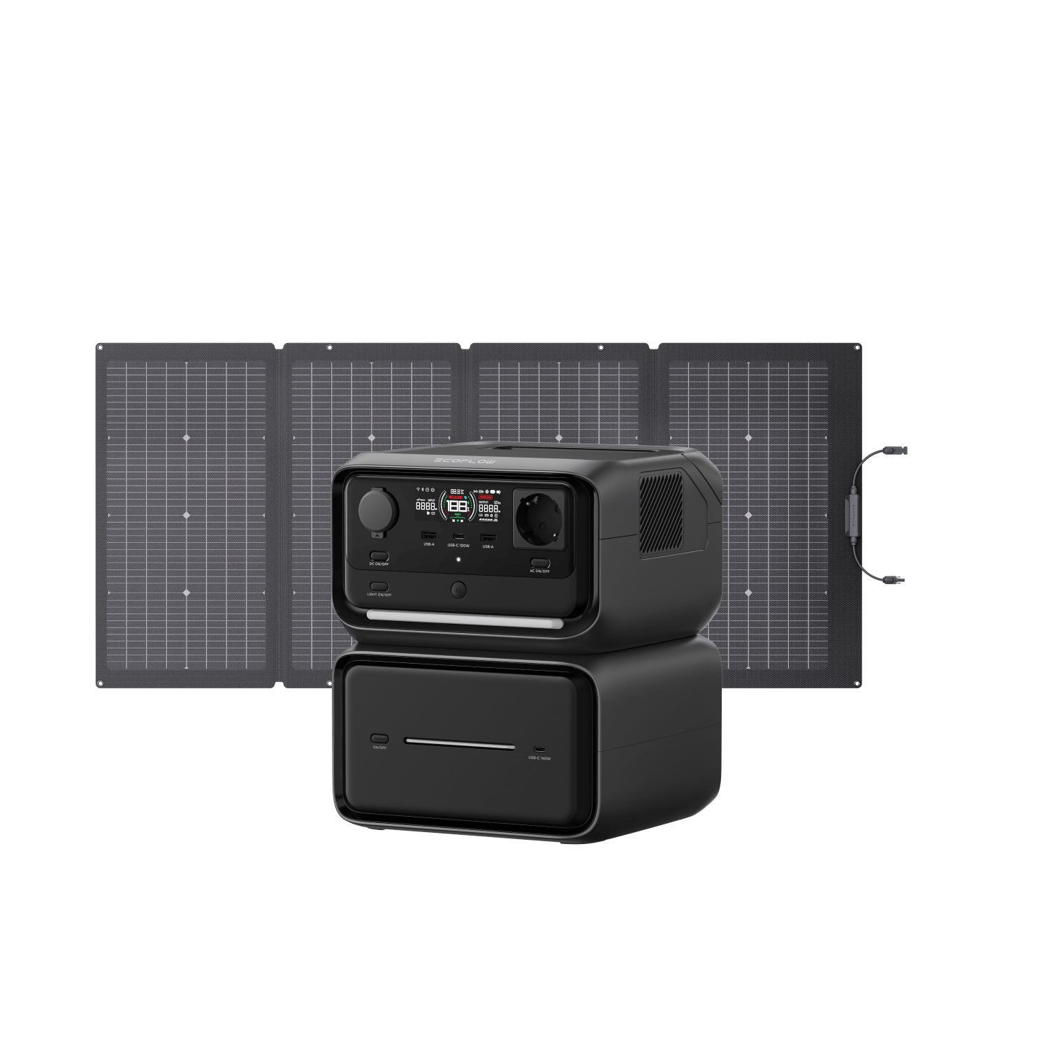 Generatore solare EcoFlow RIVER 3 Plus (FV 60 W) Bundles EcoFlow Italia RIVER 3 Max Plus Pannello Solare Portatile da 220 W