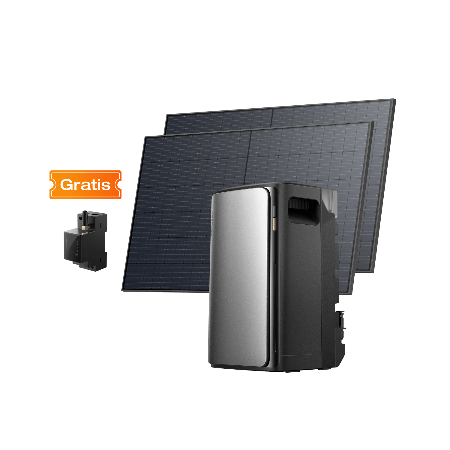 Kit Fotovoltaico con Accumulo EcoFlow STREAM BKW II EcoFlow Italia Set di base EcoFlow STREAM (1.040 Wp)
