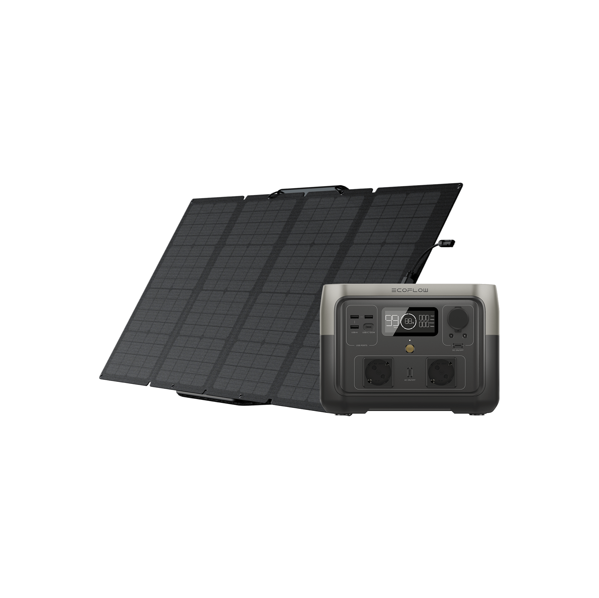 Generatore solare EcoFlow RIVER 2 Max (FV 160 W)  EcoFlow Italia   